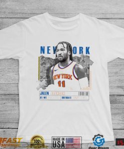 Jalen Brunson number 11 New York Knicks basketball player paper poster shirt