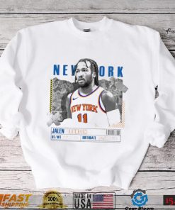 Jalen Brunson number 11 New York Knicks basketball player paper poster shirt