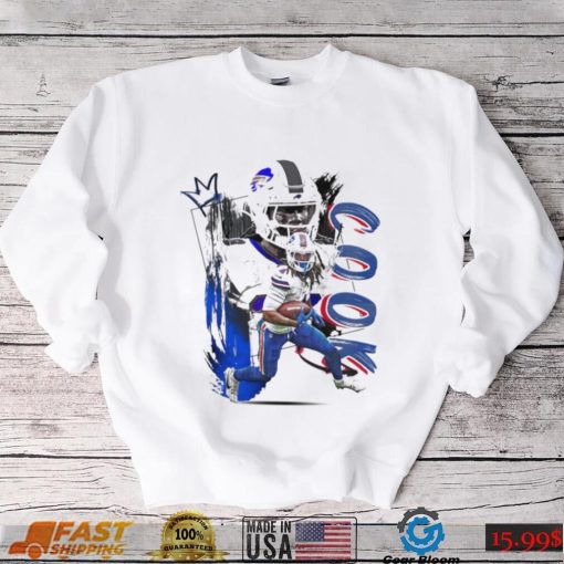 James Cook number 28 Buffalo Bills football player pose poster shirt