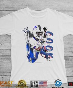 James Cook number 28 Buffalo Bills football player pose poster shirt