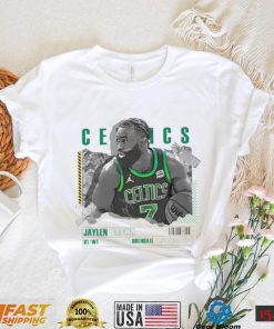 Jaylen Brown number 7 Boston Celtics basketball player paper poster shirt