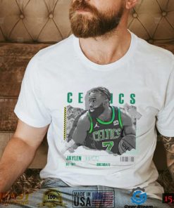 Jaylen Brown number 7 Boston Celtics basketball player paper poster shirt