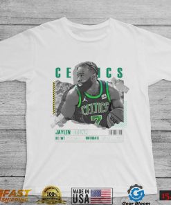 Jaylen Brown number 7 Boston Celtics basketball player paper poster shirt