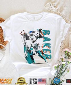 Jerome Baker number 55 Miami Dolphins football player pose poster shirt