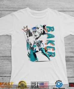 Jerome Baker number 55 Miami Dolphins football player pose poster shirt