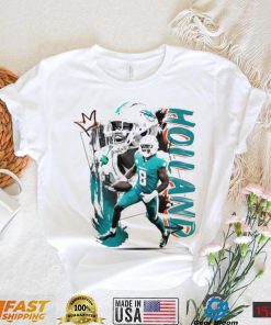 Jevon Holland number 8 Miami Dolphins football player pose poster shirt