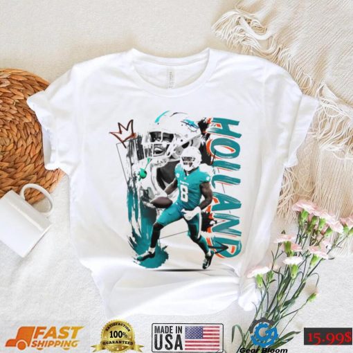 Jevon Holland number 8 Miami Dolphins football player pose poster shirt