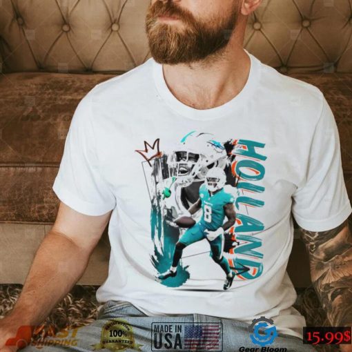 Jevon Holland number 8 Miami Dolphins football player pose poster shirt