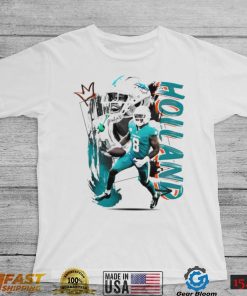 Jevon Holland number 8 Miami Dolphins football player pose poster shirt