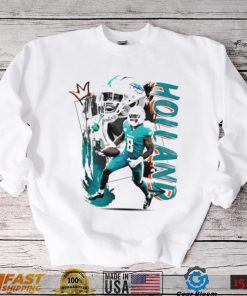 Jevon Holland number 8 Miami Dolphins football player pose poster shirt