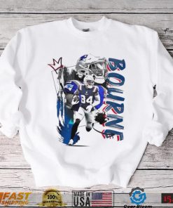 Kendrick Bourne number 84 New England Patriots football player pose poster shirt