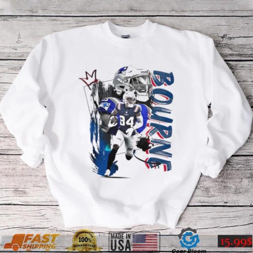 Kendrick Bourne number 84 New England Patriots football player pose poster shirt