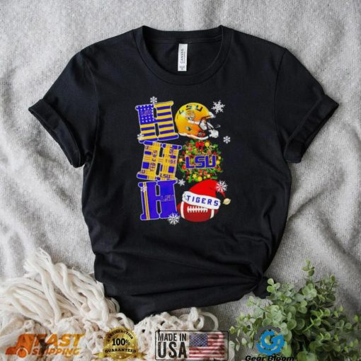 LSU Tigers NCAA ho ho ho Christmas shirt