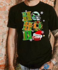 Miami Hurricanes NCAA ho ho ho Christmas shirt