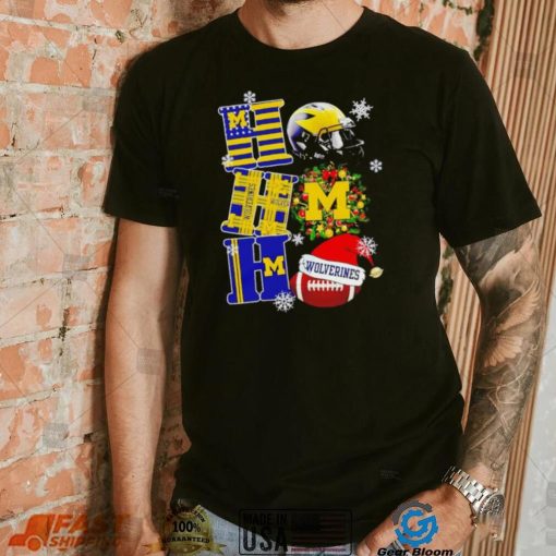 Michigan Wolverines NCAA ho ho ho Christmas shirt