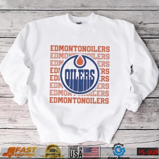 Newborn & Infant Edmonton Oilers Chad & Jake White Shirt
