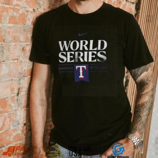 Nike 2023 World Series Bound Texas Rangers Authentic Collection Dugout T Shirt