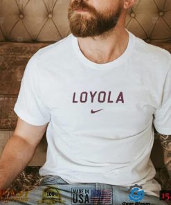 Nike Loyola Chicago Ramblers Velocity Football Team Issue T Shirt