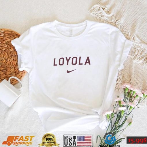 Nike Loyola Chicago Ramblers Velocity Football Team Issue T Shirt