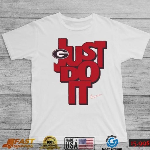 Nike Youth Georgia Bulldogs Red Just Do It T Shirt