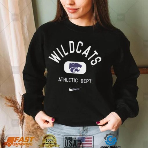 Nike Youth Kansas State Wildcats Purple Club Fleece Mascot Name Shirt