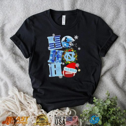 North Carolina Tar Heels NCAA ho ho ho Christmas shirt