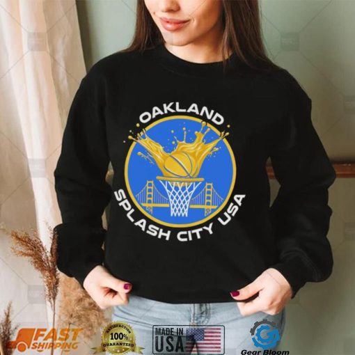 Oakland splash city USA Golden State Warriors shirt