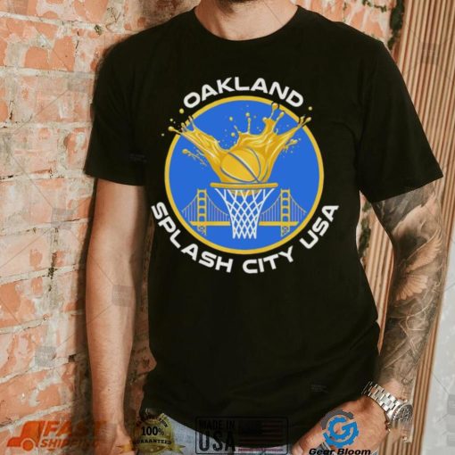 Oakland splash city USA Golden State Warriors shirt