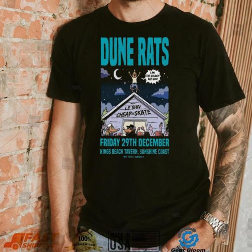 Official Kings Beach Tavern, Sunshine Coast Dune Rats December 29th, 2023 Poster shirt