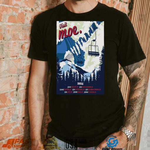 Official Moe. March 2024 Tour Poster Shirt