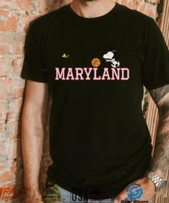 Official Snoopy And Woodstock Peanuts Maryland Basketball shirt