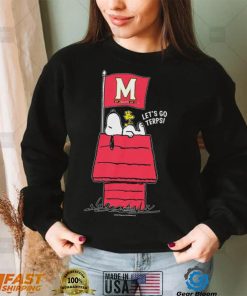 Official Snoopy Peanuts Maryland Home Game Let’s Go Terps shirt