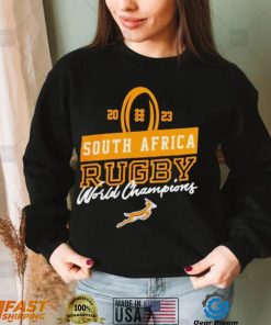 Official South Africa Springbok Rugby World Cup 2023 World Champions Logo shirt