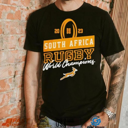 Official South Africa Springbok Rugby World Cup 2023 World Champions Logo shirt