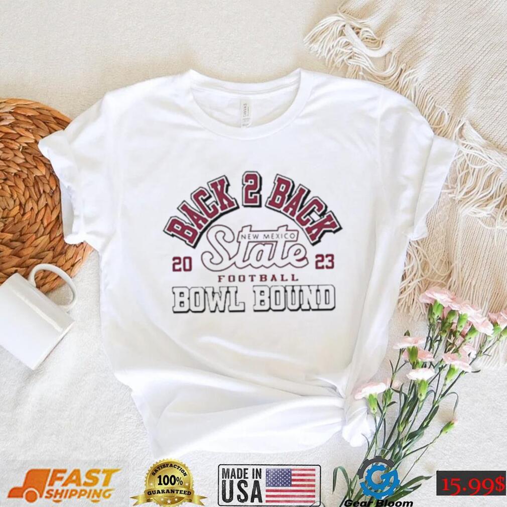 Official back 2 Back Bowl Bound Football 2023 State New Mexico T Shirts