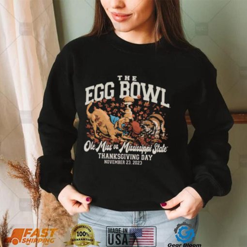 Official the Egg Bowl Ole Miss vs Mississippi State Thanksgiving day November 23, 2023 Shirt