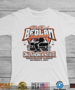 Oklahoma State Cowboys 2023 The Final Bedlam Champions 27 24 Shirt