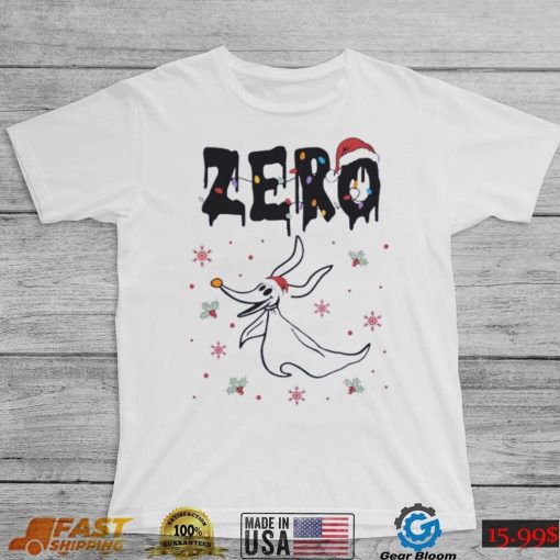 Original Zero santa nightmare before Christmas light Shirt