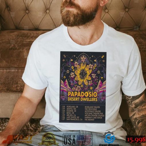 Papadosio West Coast Winter Tour 2024 T Shirt