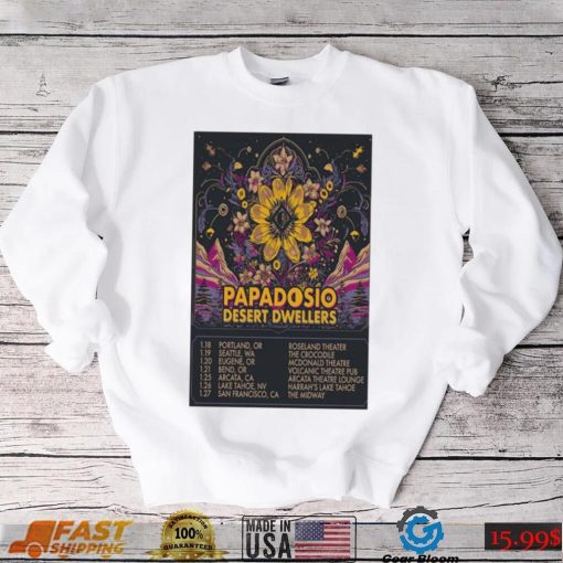 Papadosio West Coast Winter Tour 2024 T Shirt