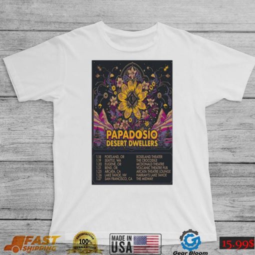 Papadosio West Coast Winter Tour 2024 T Shirt