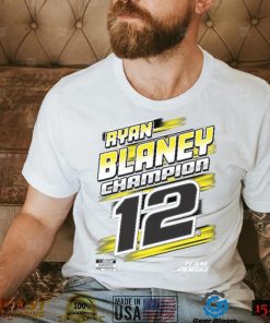 Penske Heather Charcoal Ryan Blaney 2023 NASCAR Cup Series Champion Trophy T Shirt