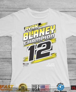 Penske Heather Charcoal Ryan Blaney 2023 NASCAR Cup Series Champion Trophy T Shirt