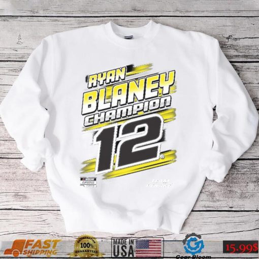 Penske Heather Charcoal Ryan Blaney 2023 NASCAR Cup Series Champion Trophy T Shirt