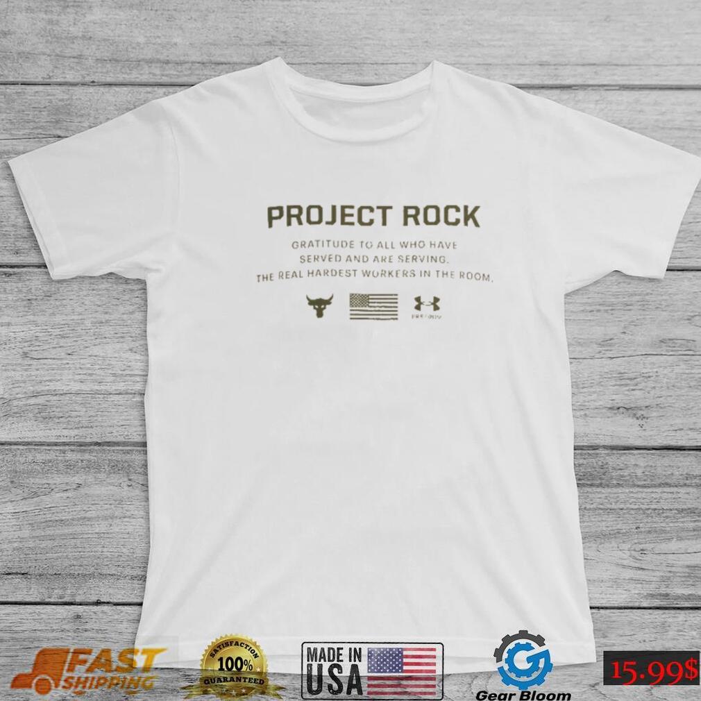 Project Rock Veterans Day T Shirt Gearbloom