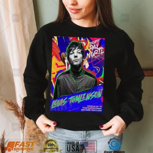 Quality Louis Tomlinson The Unique Voice Of The British Singer Will Be Heard For The First Time In Tecate Pal Norte 2024 T Shirt