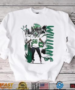 Quincy Williams number 56 New York Jets football player pose poster shirt