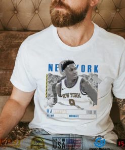 RJ Barrett number 9 New York Knicks basketball player paper poster shirt