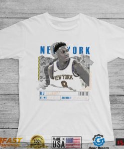 RJ Barrett number 9 New York Knicks basketball player paper poster shirt