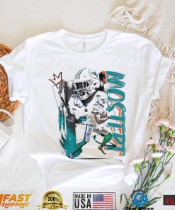 Raheem Mostert number 31 Miami Dolphins football player pose poster shirt